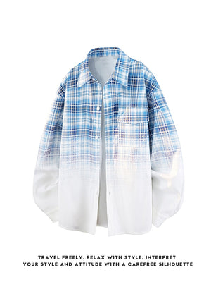 Gradient Plaid Shirts