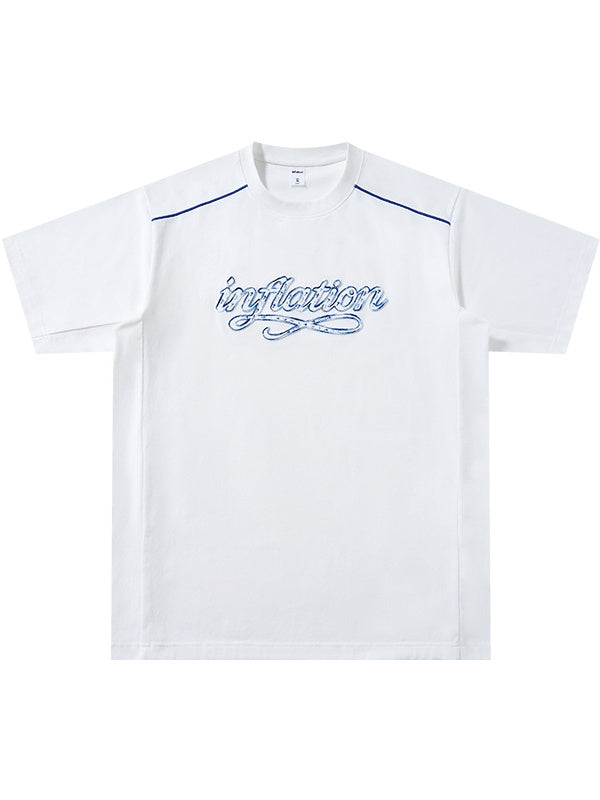 Applique Color-blocked T-shirts