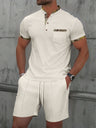 Solid Color Leisure 2-piece Sets Set