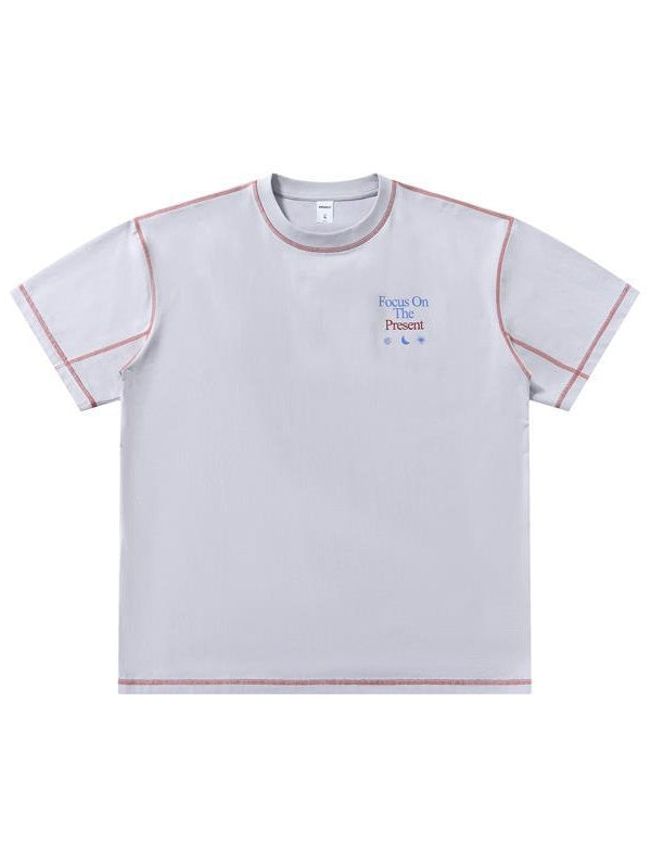 Color-blocked Loose-fit T-shirts