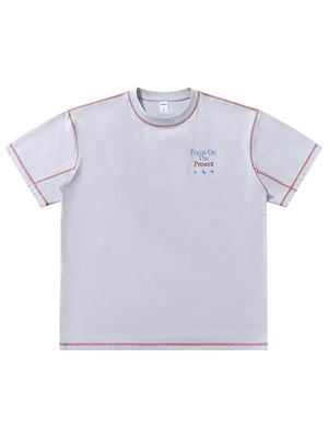 Color-blocked Loose-fit T-shirts