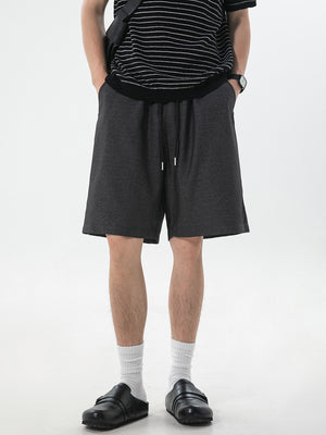 Faux Denim Loose-fit Straight-fit Mid-length Pants Five Points Shorts