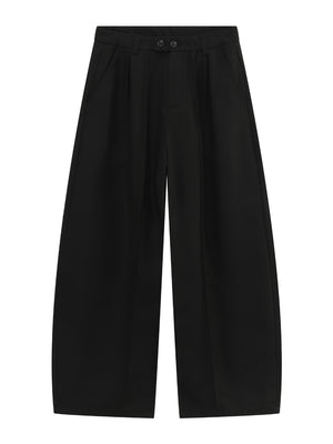 Old Money Style Double Pleat Straight-fit Dress Pants Pants