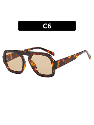Leopard Print Sunglasses