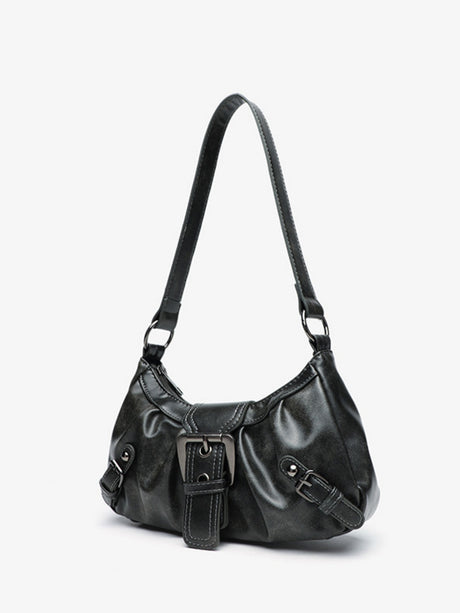 Stylish And Edgy Motorcycle Studded Shoulder Bag