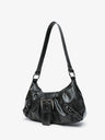 Stylish And Edgy Motorcycle Studded Shoulder Bag