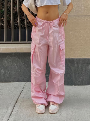 Low-rise Drawstring Jogger Pants
