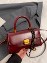 Retro-style Buckle Versatile Handbag