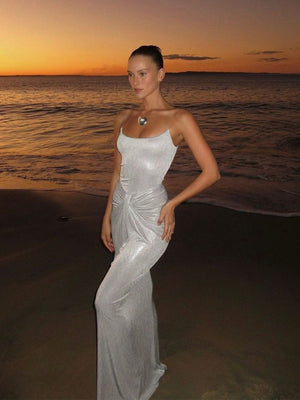 Liber Autumn Women's Flash Pleated Maxi Dresses