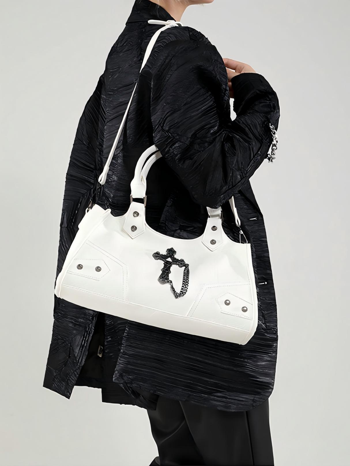 It's A Chain-studded Handbag.