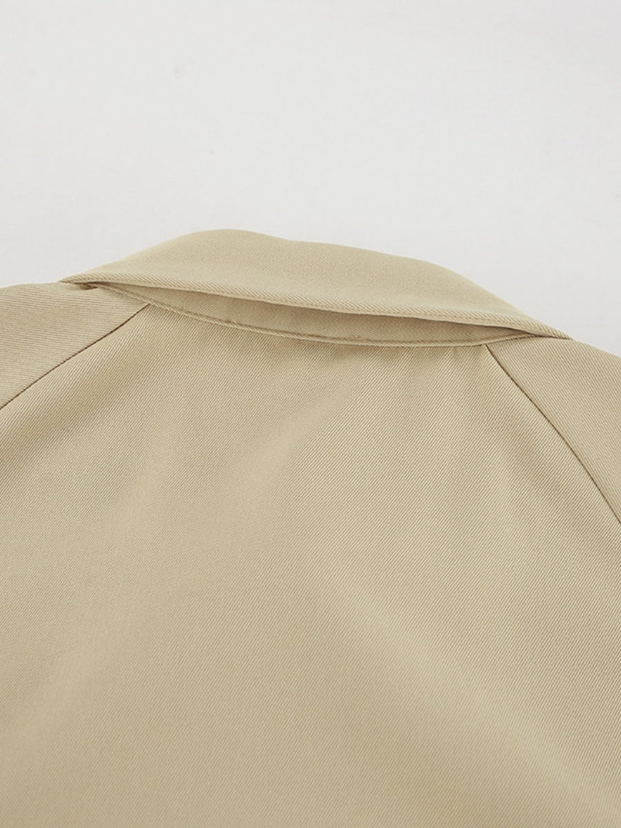 Liber Autumn Women's Trench Coats Solid Color Jackets