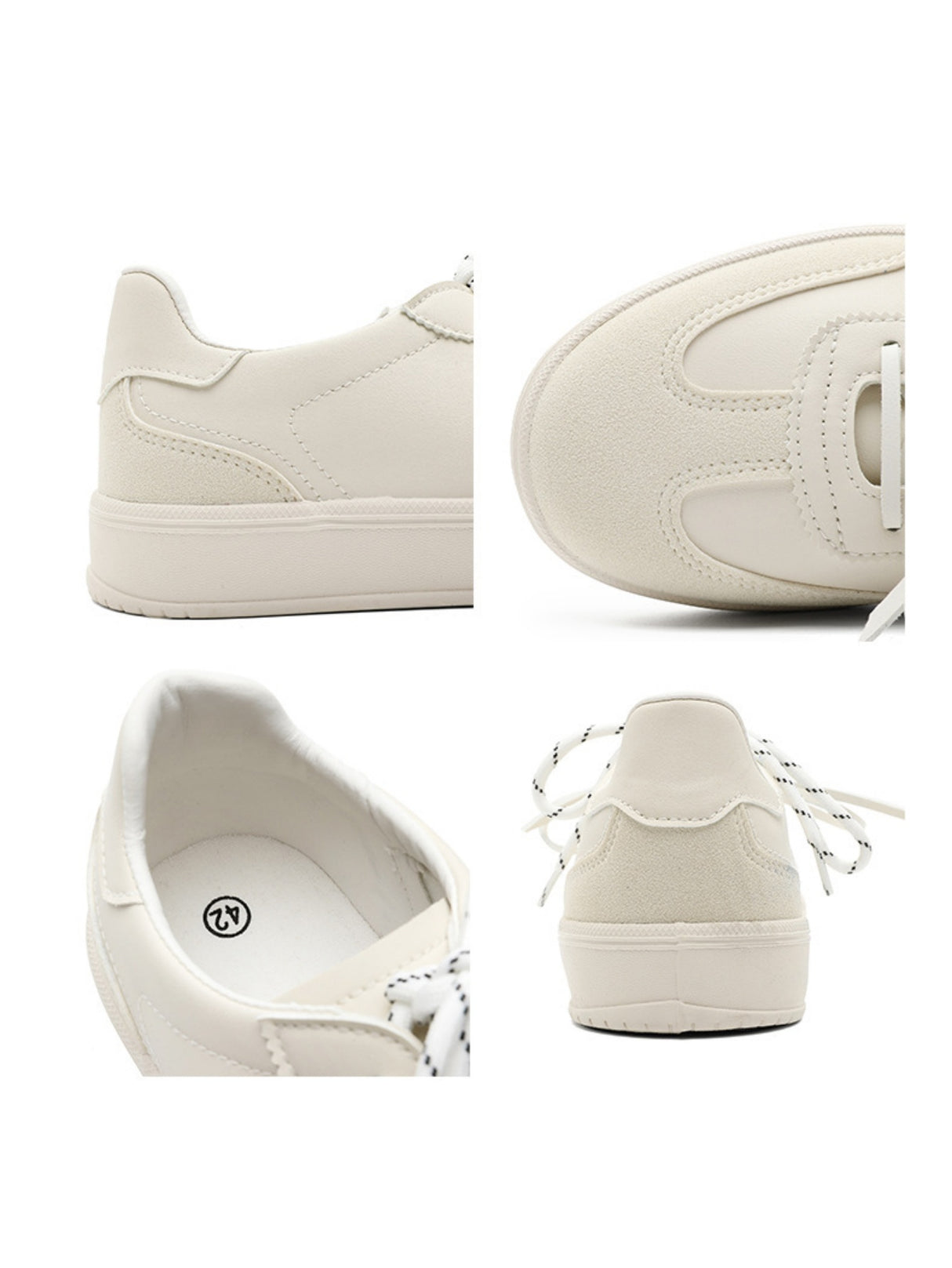 German Training Retro Color-blocked Lace-up Sneakers