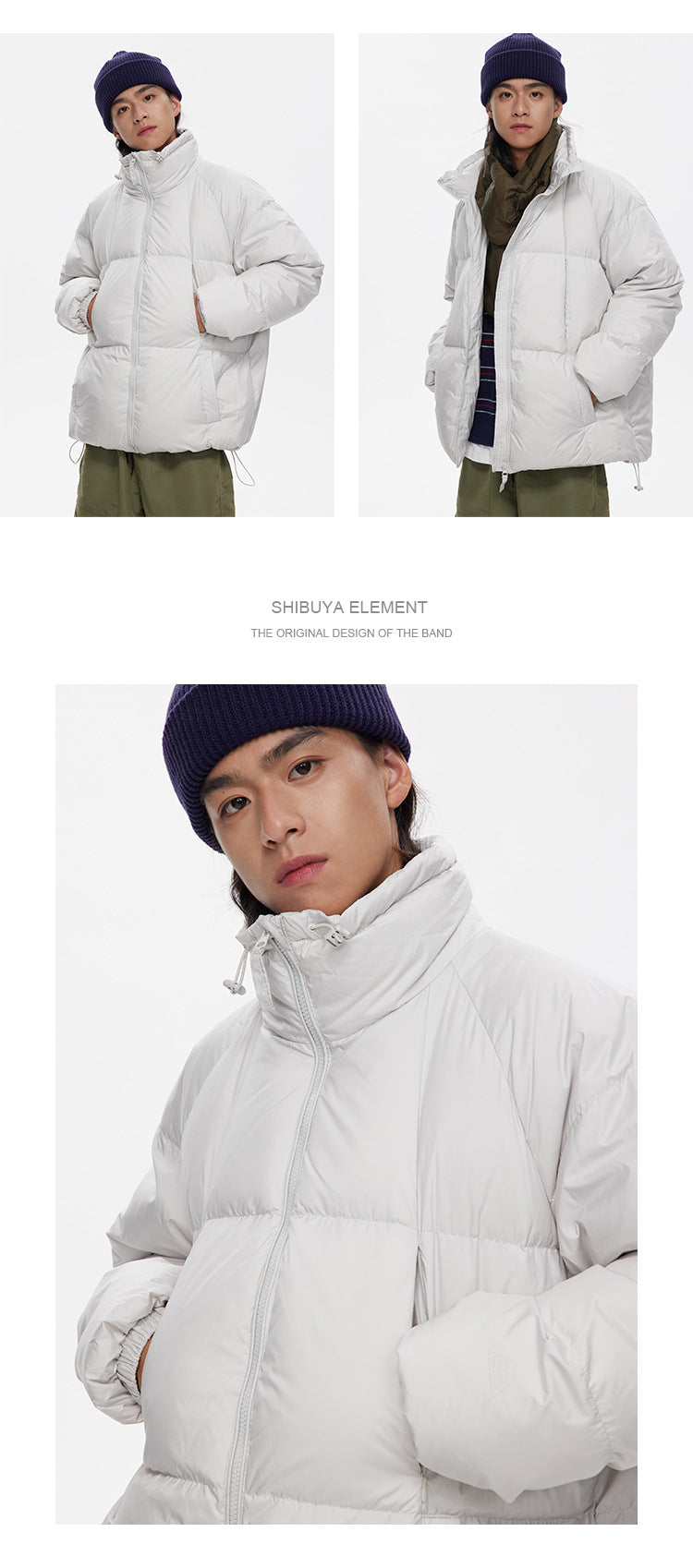 Liber AW Unisex 8 Colors Down Jackets