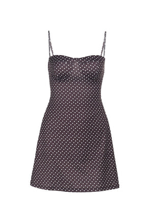 Polka Dot Camisole Mini Dress