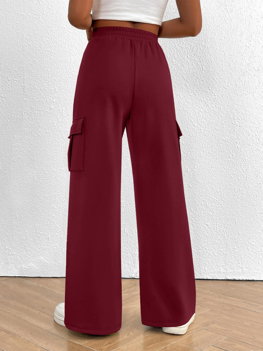 Loose-fitting Wide-leg Casual Trousers