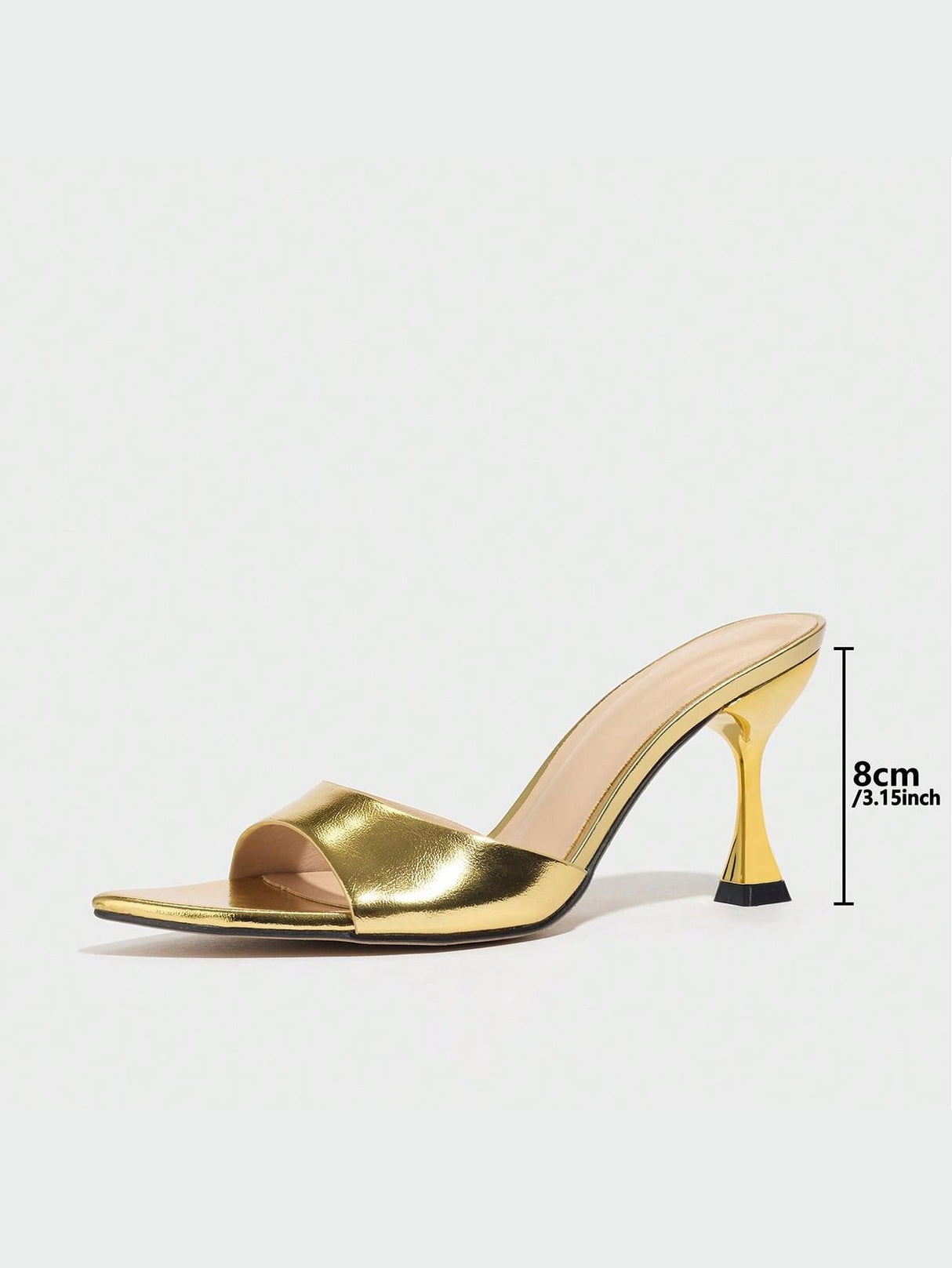 Embossed High-heeled Sandals