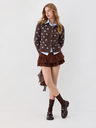 Long-sleeved Polka Dot Sweater Cardigan Cardigans
