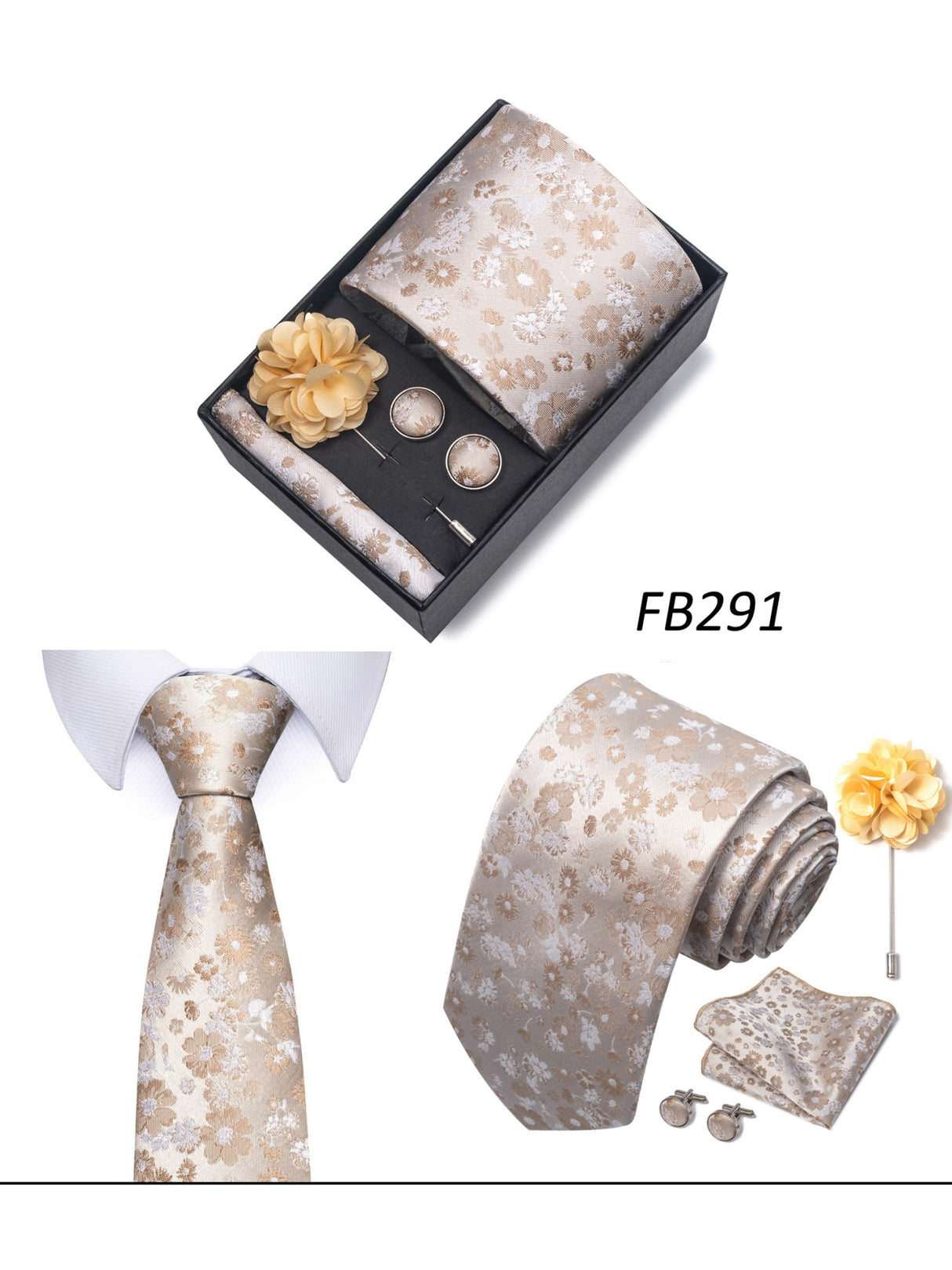 Ties Corsage Accessories Set