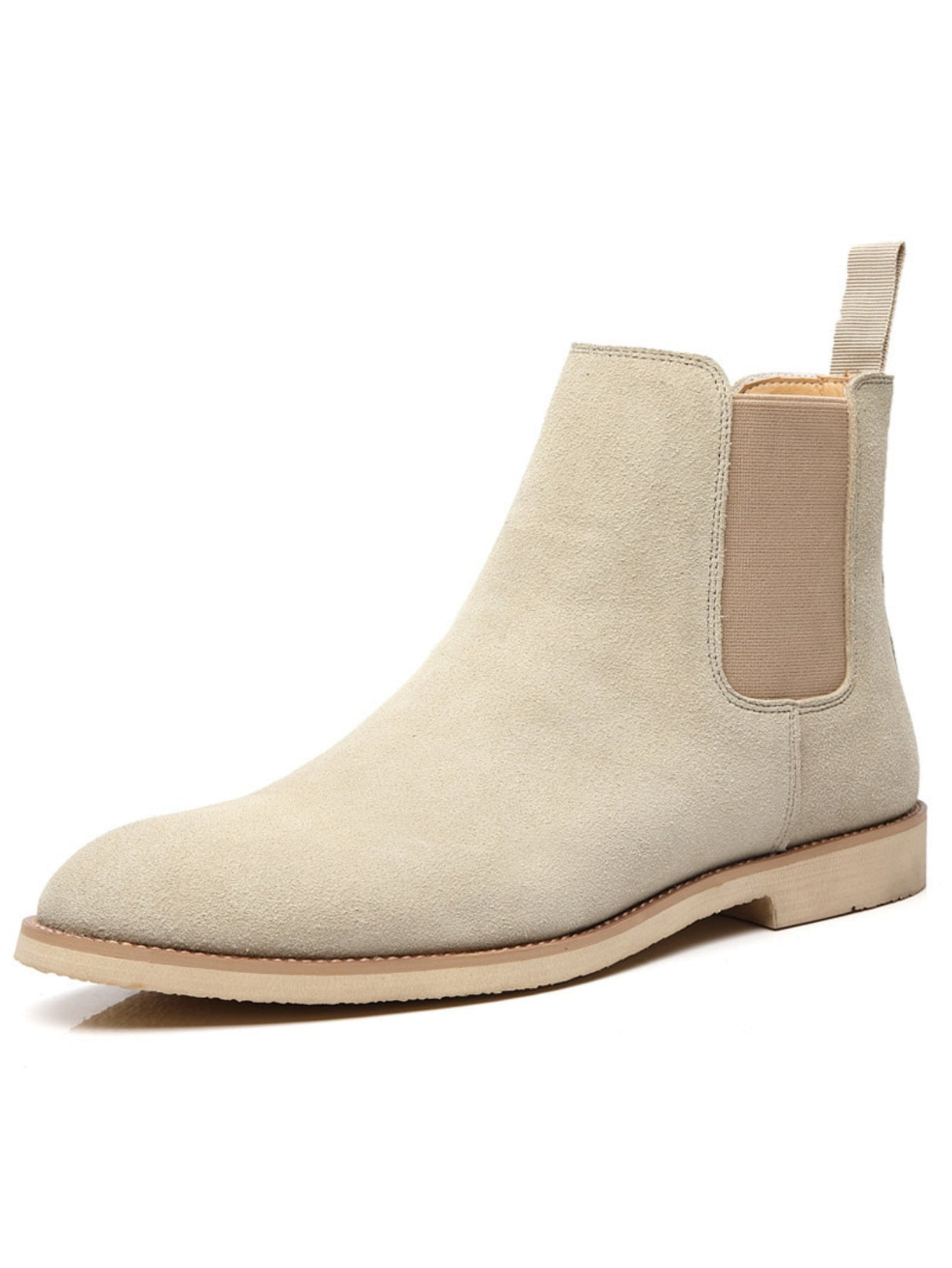 Classic Chelsea Boots Made Of Second-layer Cowhide.