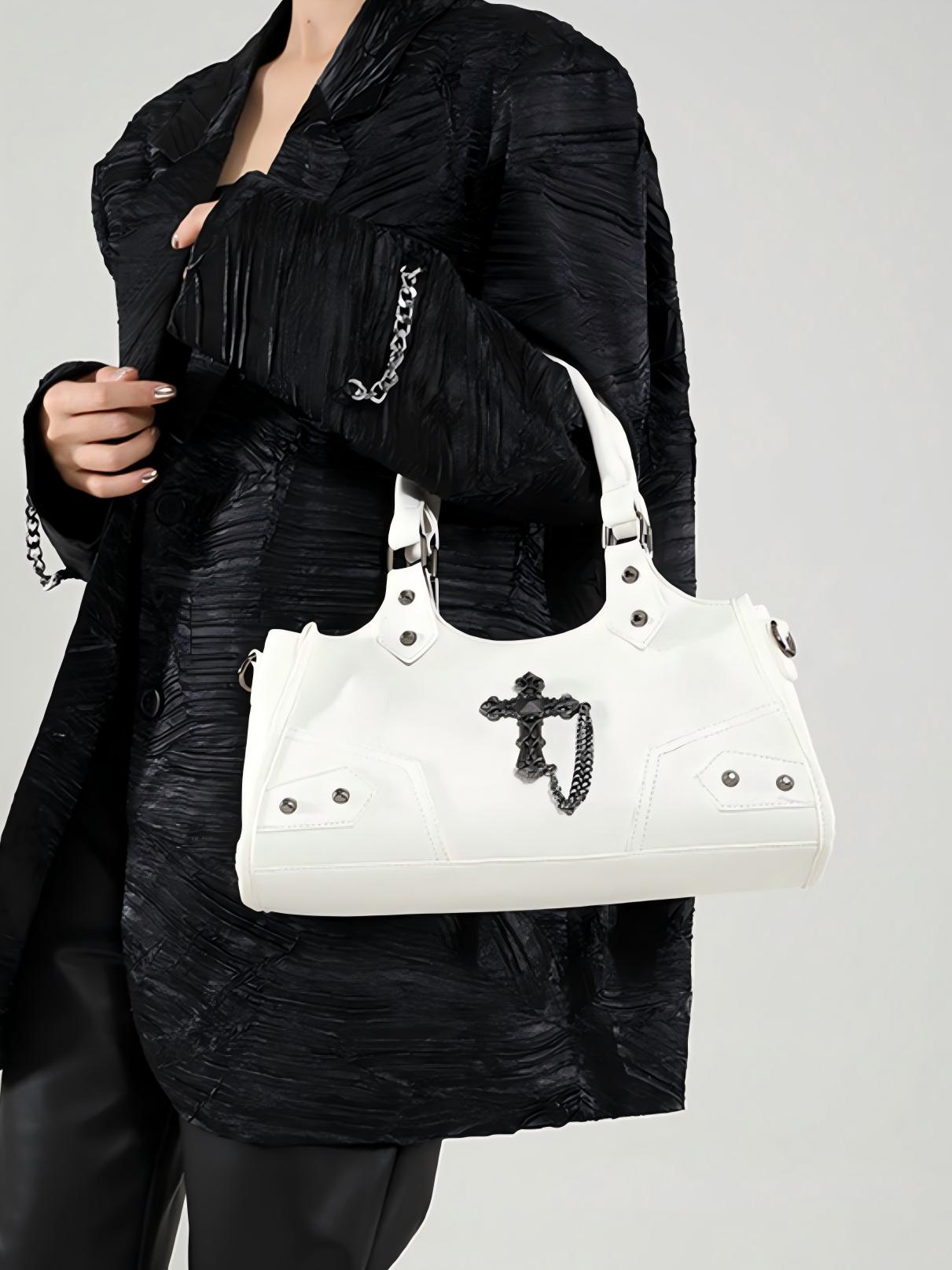 It's A Chain-studded Handbag.