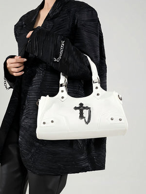 It's A Chain-studded Handbag.