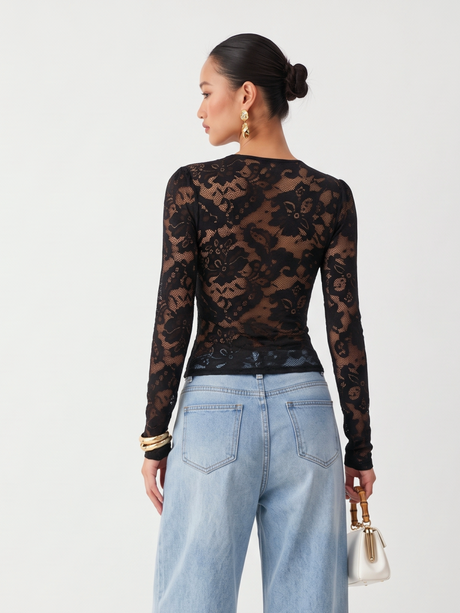 Sexy And Elegant Lace Waist-cinching V-neck Jumpsuits&Bodysuits