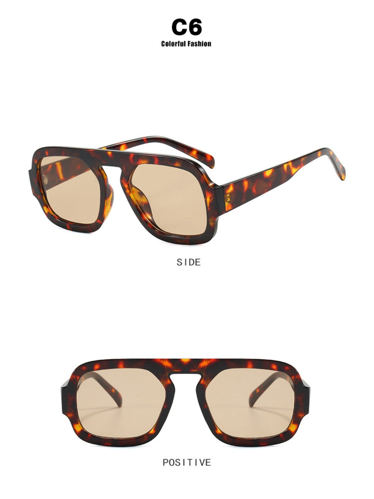 Leopard Print Sunglasses