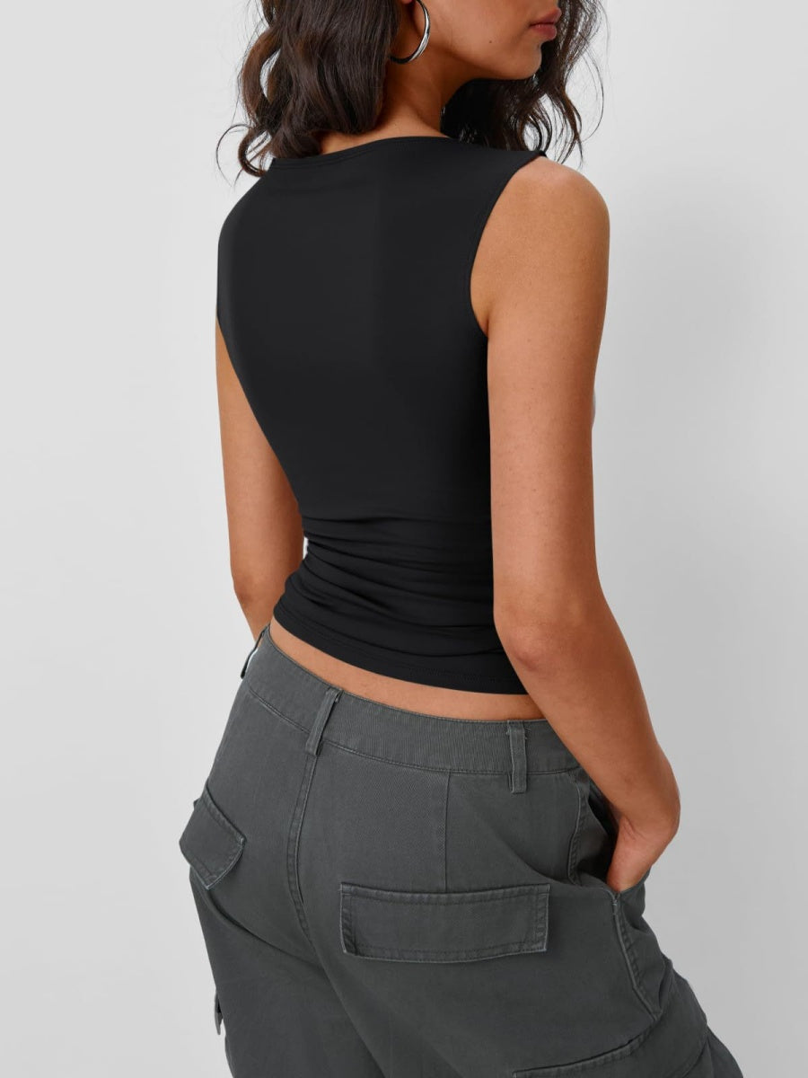 Slim-fit Base Layer Shirt Tank Tops