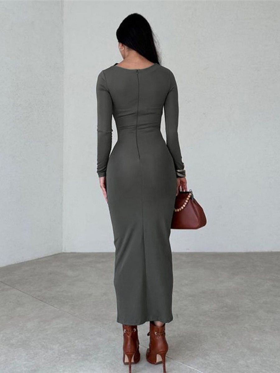 Liber Winter Women's Solid Color Solid Color Maxi Dresses