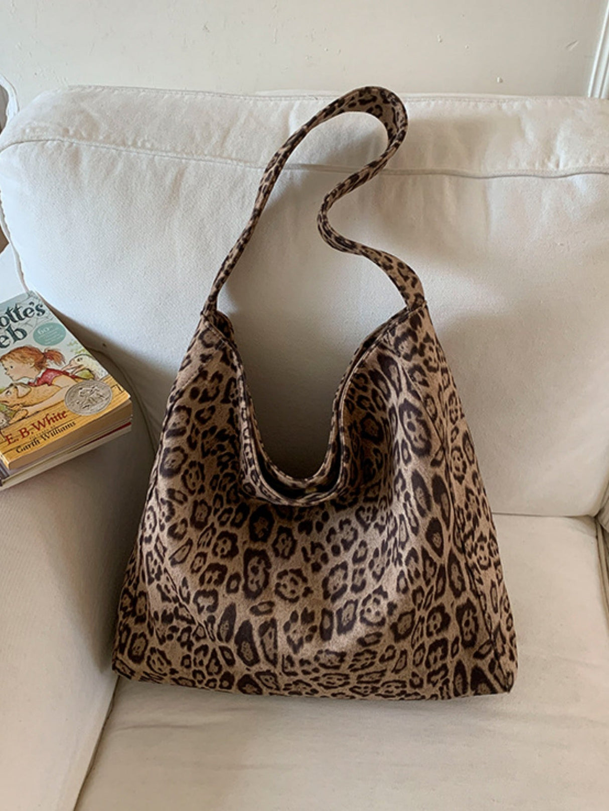 Leopard Print Large Capacity Shoulder Bag