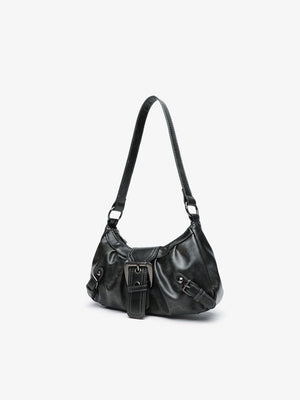 Stylish And Edgy Motorcycle Studded Shoulder Bag