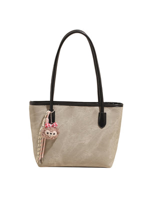 Sac fourre-tout grande capacité à motif color-block en relief