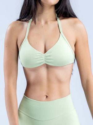 Seamless Halter Bra Beautiful Back Yoga Underwear Vest