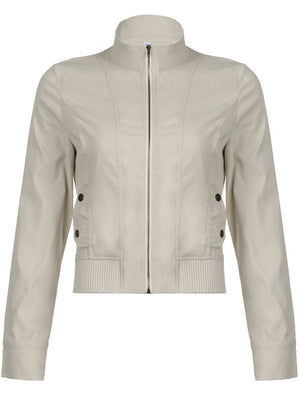 Liber Autumn Women's Pocket Zipper Jackets