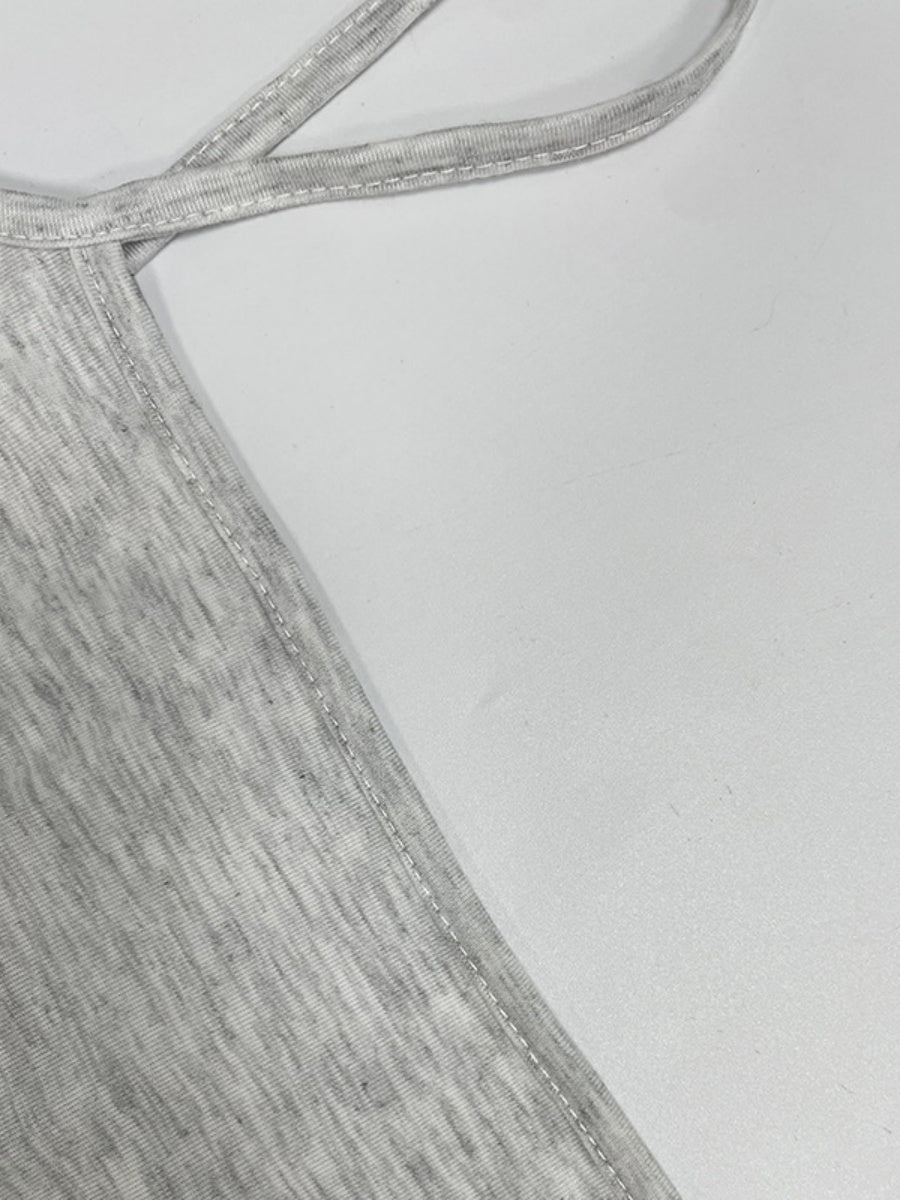 【SHIP AS USUAL】Suspenders Tank Tops Drawstring Pants Loose-fit 2-piece Sets