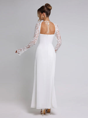 Liber Autumn Women's Slit Maxi Dresses
