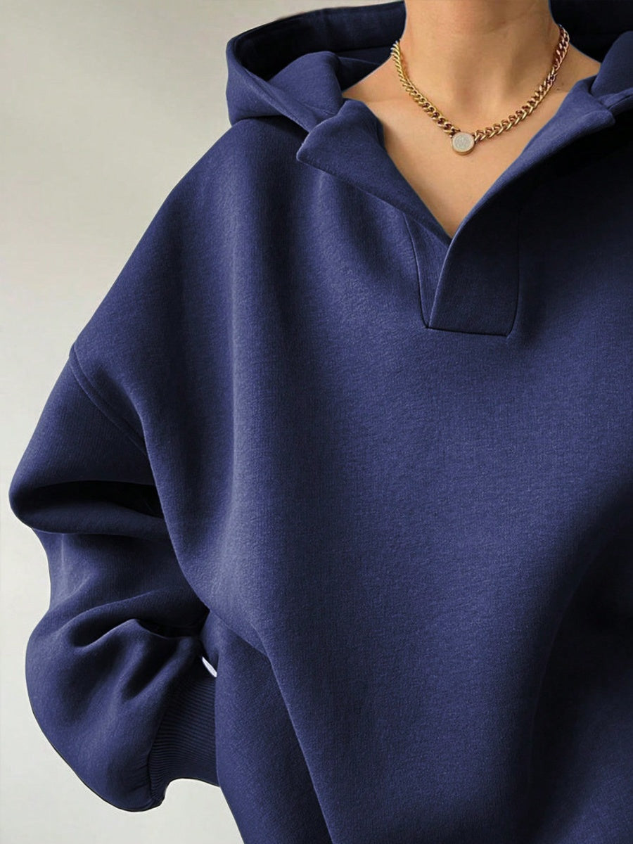 Liber Autumn Women's Hooded Solid Color Sweatshirts&Hoodies