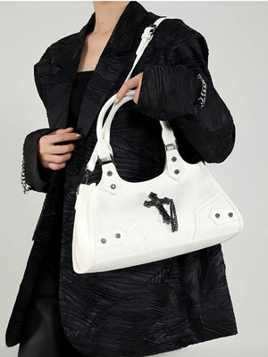 It's A Chain-studded Handbag.