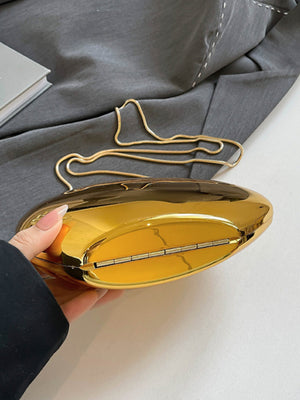 Mirrored Acrylic Evening Fashion Shoulder/Crossbody Bag