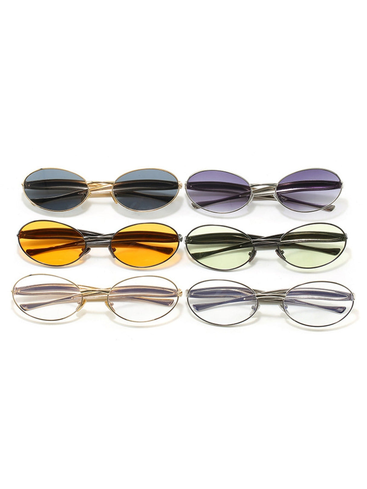 Small Oval-shaped Sunglasses
