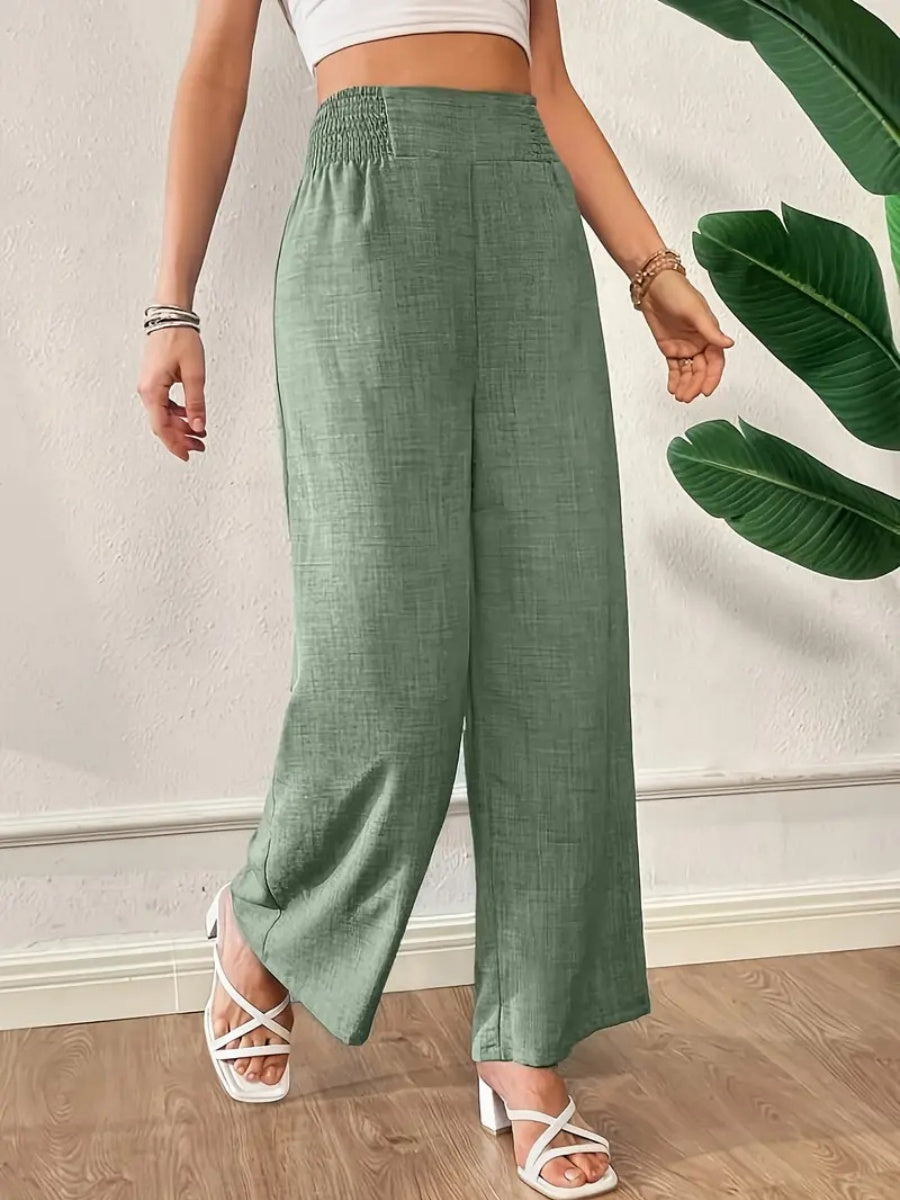 Casual style Straight-leg Pants