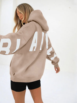 Liber Autumn Women's Letter Sweatshirts&Hoodies