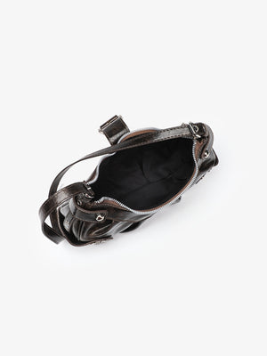 Stylish And Edgy Motorcycle Studded Shoulder Bag