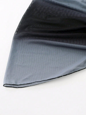 Gradient Color Tie Beach Dress