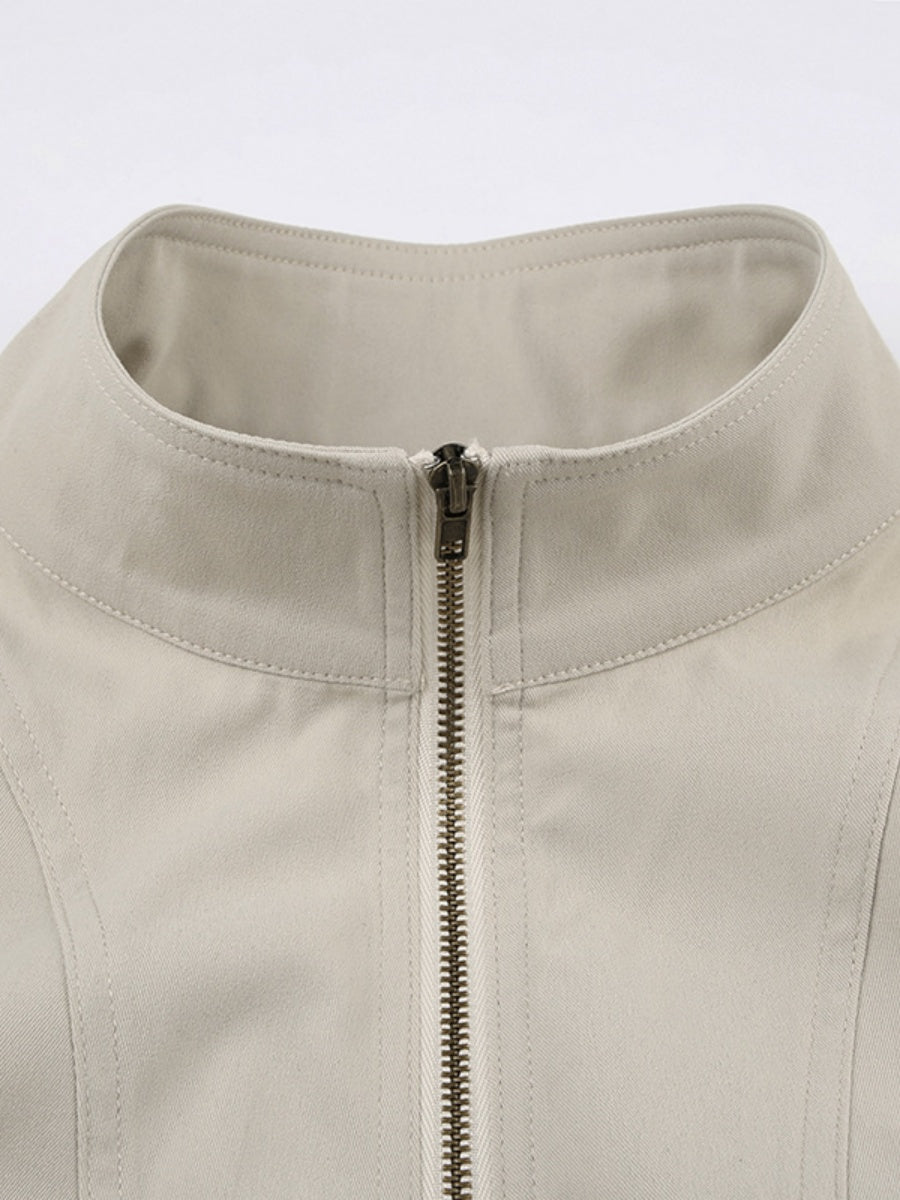 Liber Autumn Women's Pocket Zipper Jackets