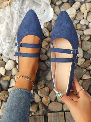 Leopard Print Mary Jane Flats