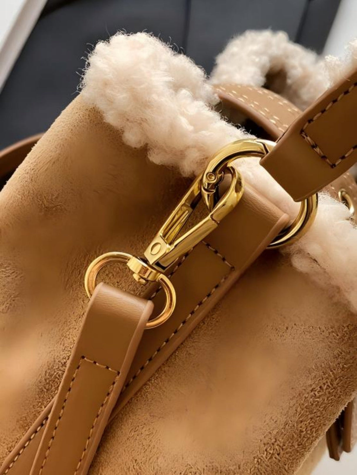 Plush Mini Crossbody Bag