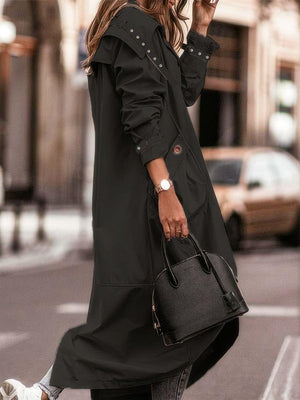 Large Lapels Mid-length Trench Coats