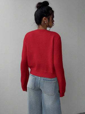 Thread Solid Color Simplicity Cardigans