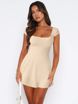 Backless Bandage Mini&Short Dresses